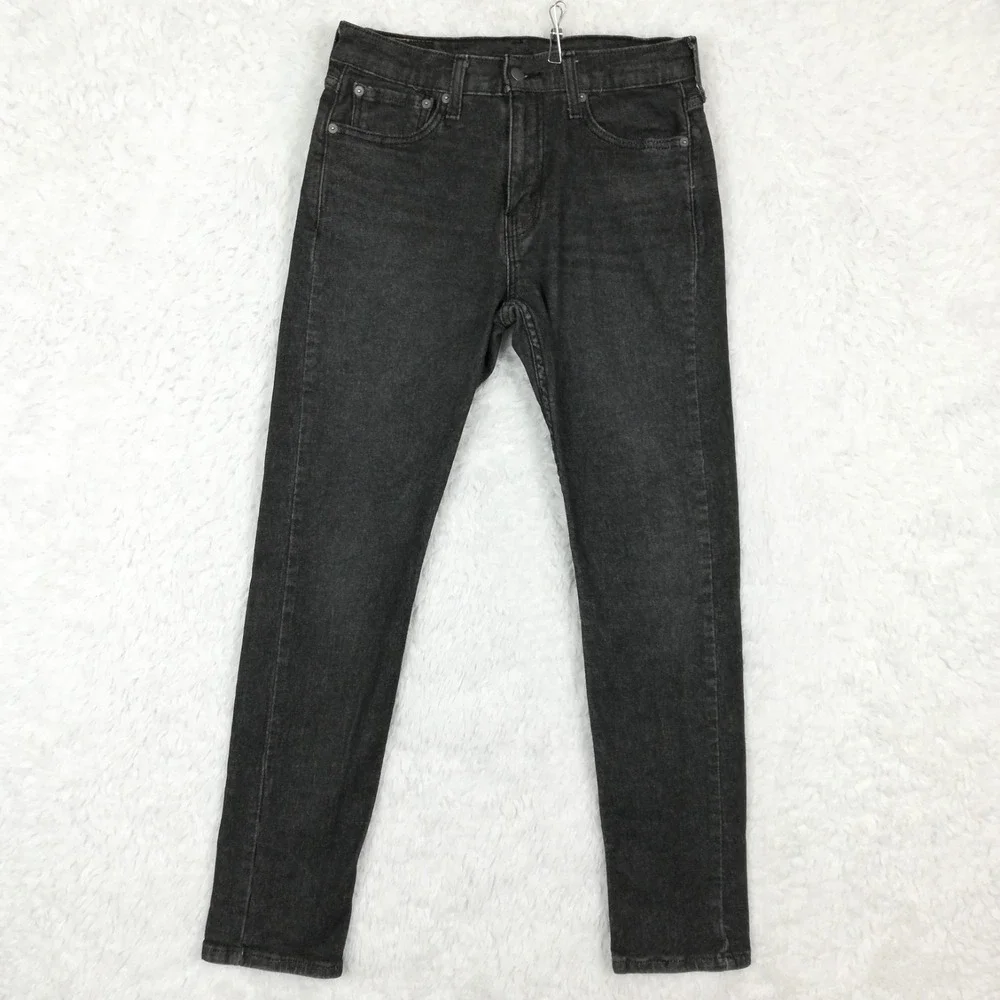 Levi's Mens Jeans 510 Skinny‎ Fit Black Denim Classic Stretch 32x32